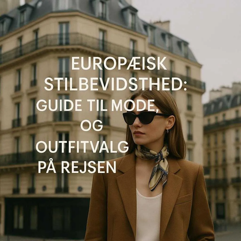 Europæisk Stilbevidsthed: Guide til Mode, Mærker og Outfitvalg på Rejsen