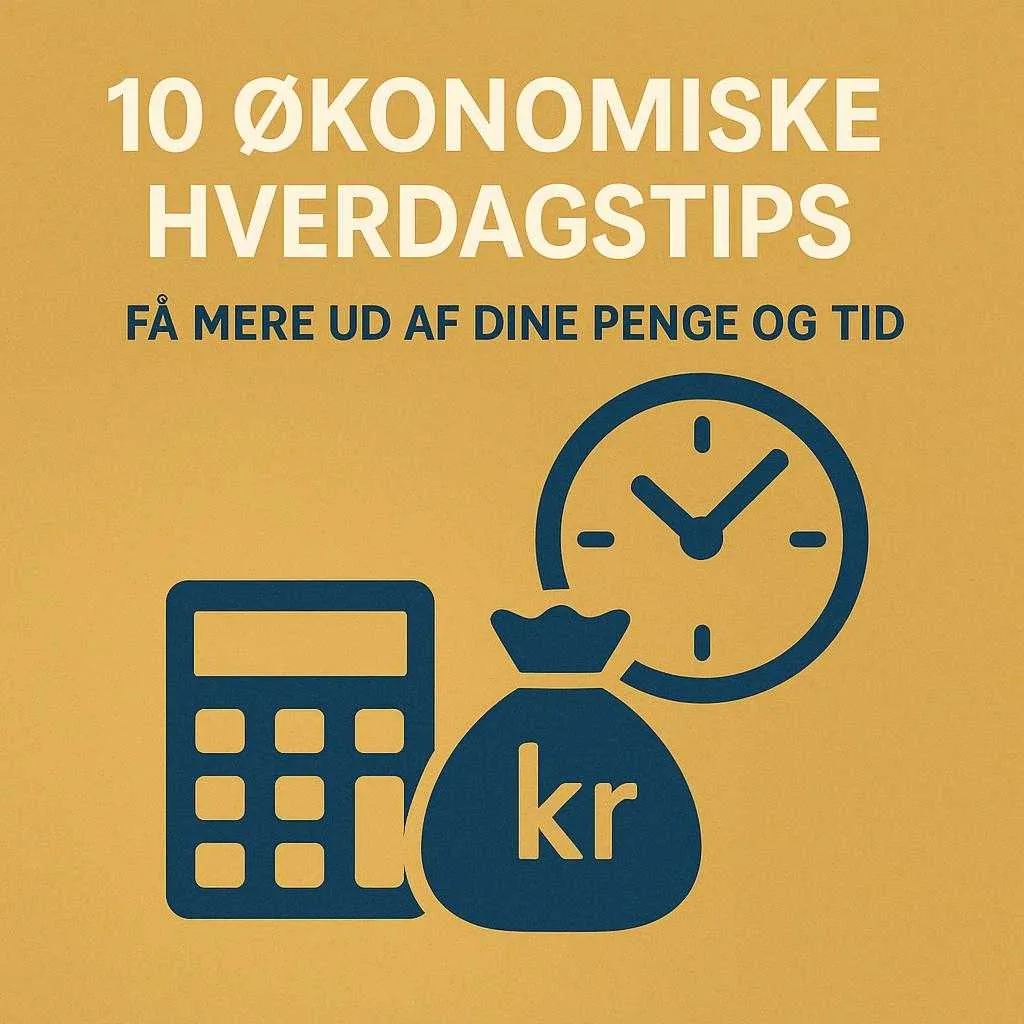 10 Økonomiske Hverdagstips: Få Mere Ud af Dine Penge og Tid