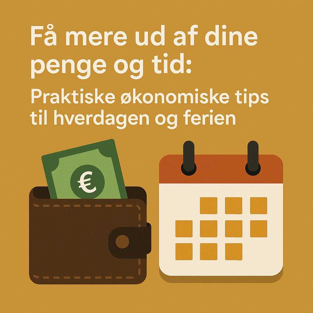 Få mere ud af dine penge og tid: Praktiske økonomiske tips til hverdagen og ferien