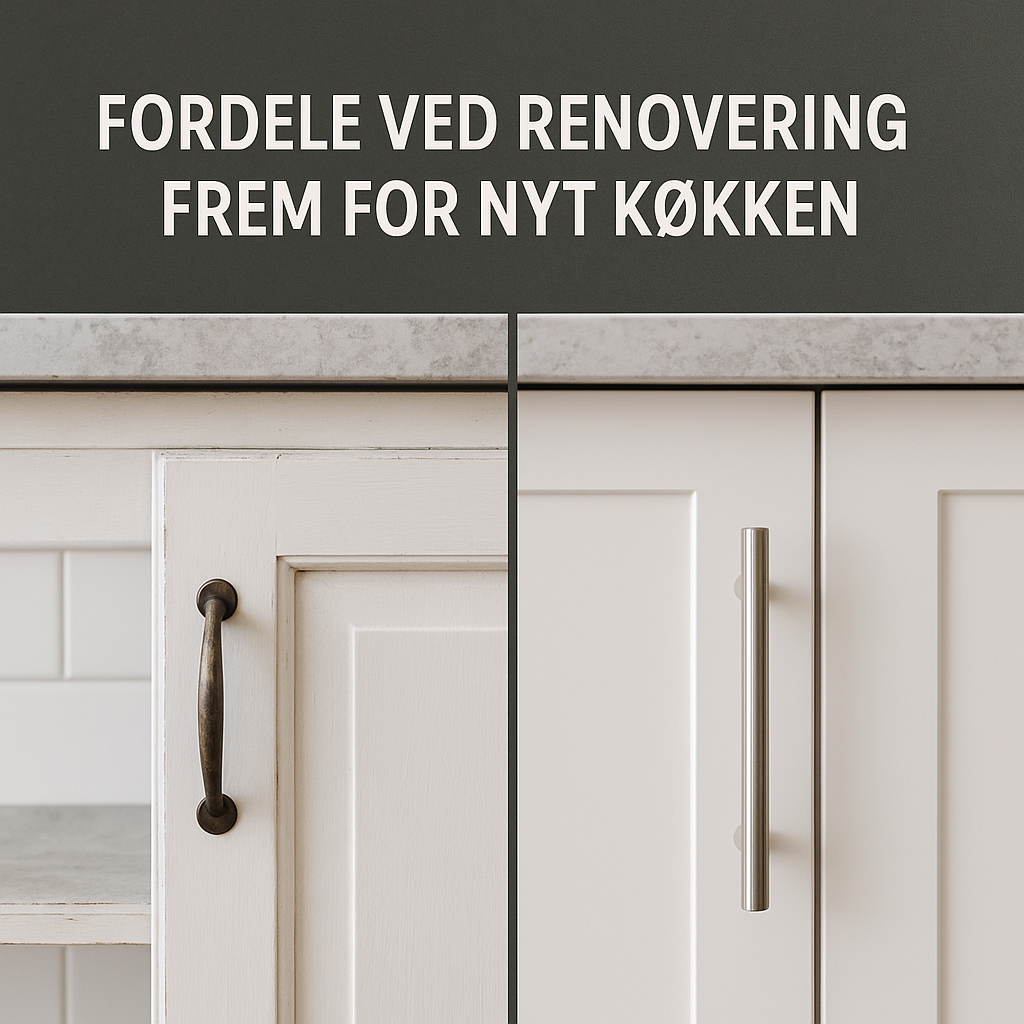 Køkkenrenovering uden totaludskiftning: derfor vælger flere renovering