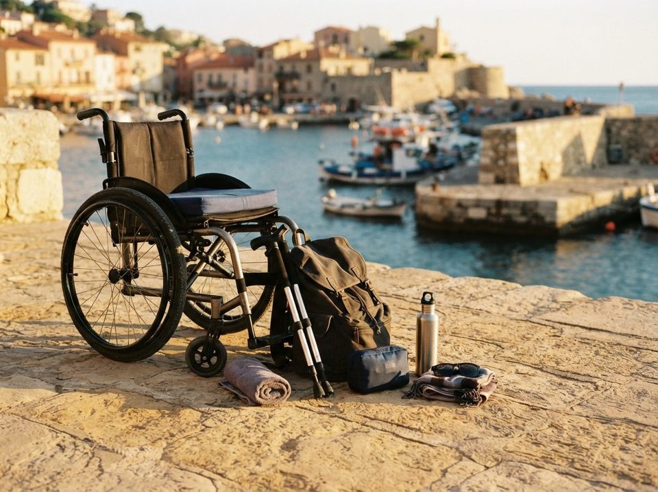 Stemningsbillede til afsnittet: Handicapvenlige rejsemål: tre led, der alle skal holde